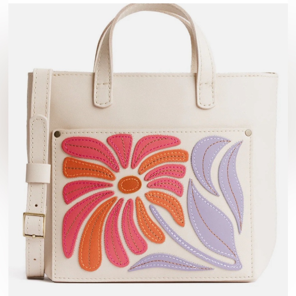 New Portland Leather Limited Edition Mini Crossbody Tote and Small Wallet - Picture 10 of 11